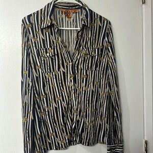 Tory Burch long-sleeve blouse. Women medium